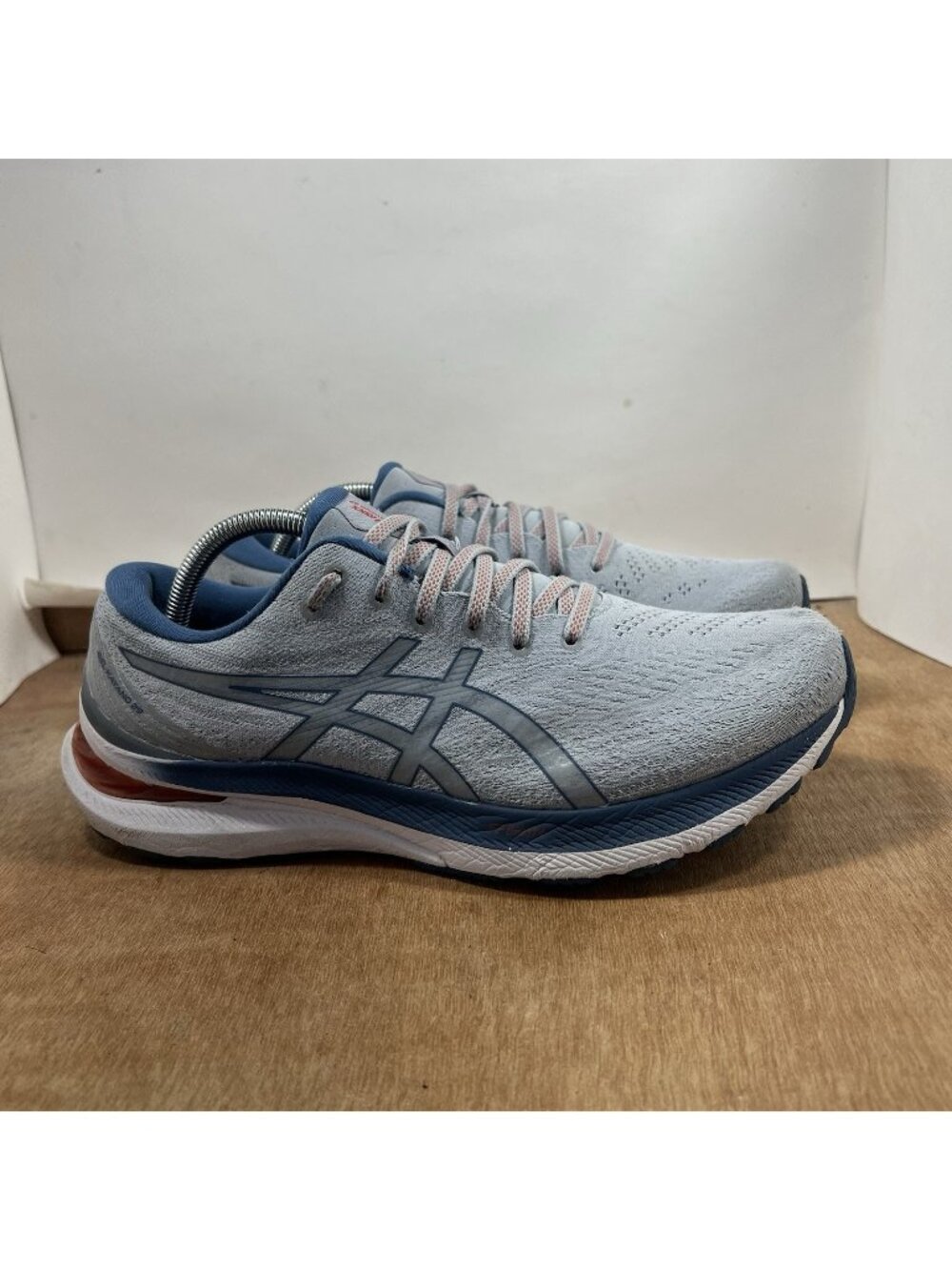 Asics Gel-Kayano 29 Mens Size 10.5 Gray Blue Athletic Running Shoes Sneakers